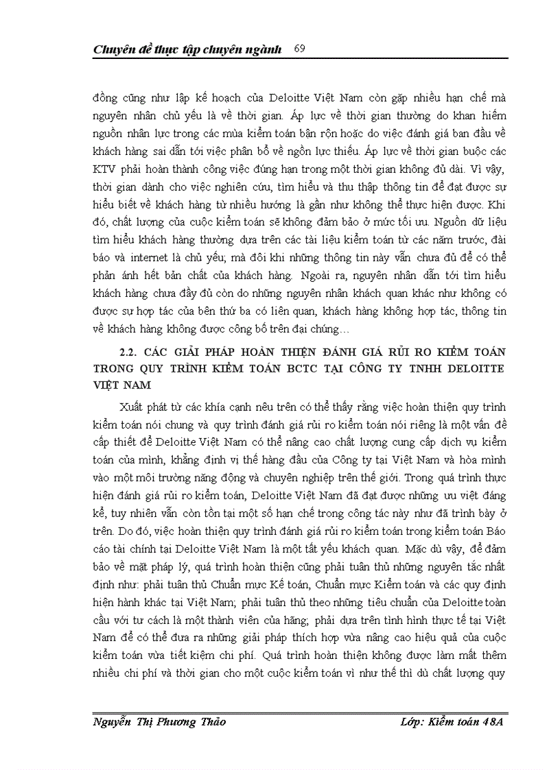 image for page Đánh giá rủi ro kiểm toán trong quy trình kiểm toán báo cáo tài chính tại Công ty trách nhiệm hữu hạn Deloitte Việt Nam