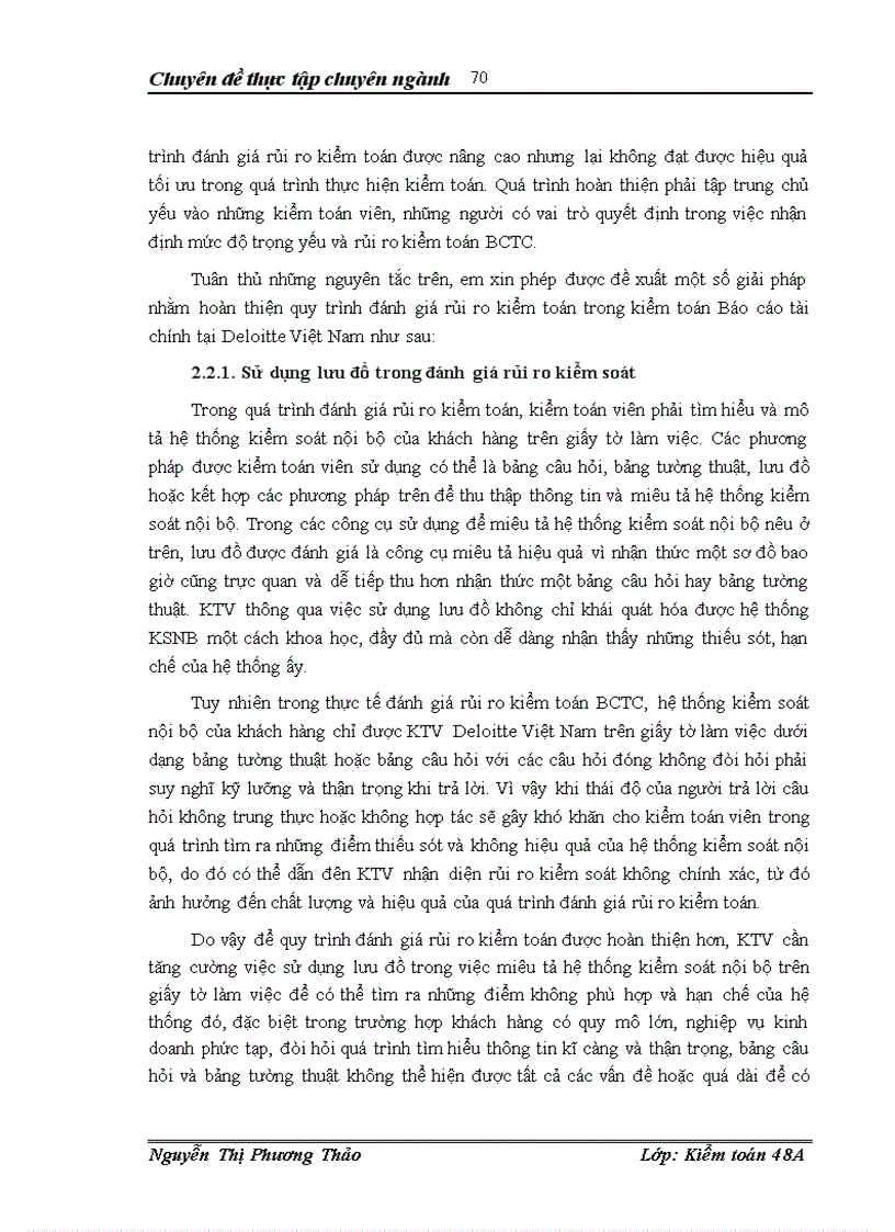 image for page Đánh giá rủi ro kiểm toán trong quy trình kiểm toán báo cáo tài chính tại Công ty trách nhiệm hữu hạn Deloitte Việt Nam