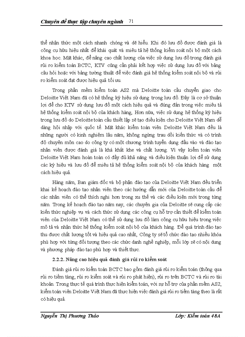 image for page Đánh giá rủi ro kiểm toán trong quy trình kiểm toán báo cáo tài chính tại Công ty trách nhiệm hữu hạn Deloitte Việt Nam