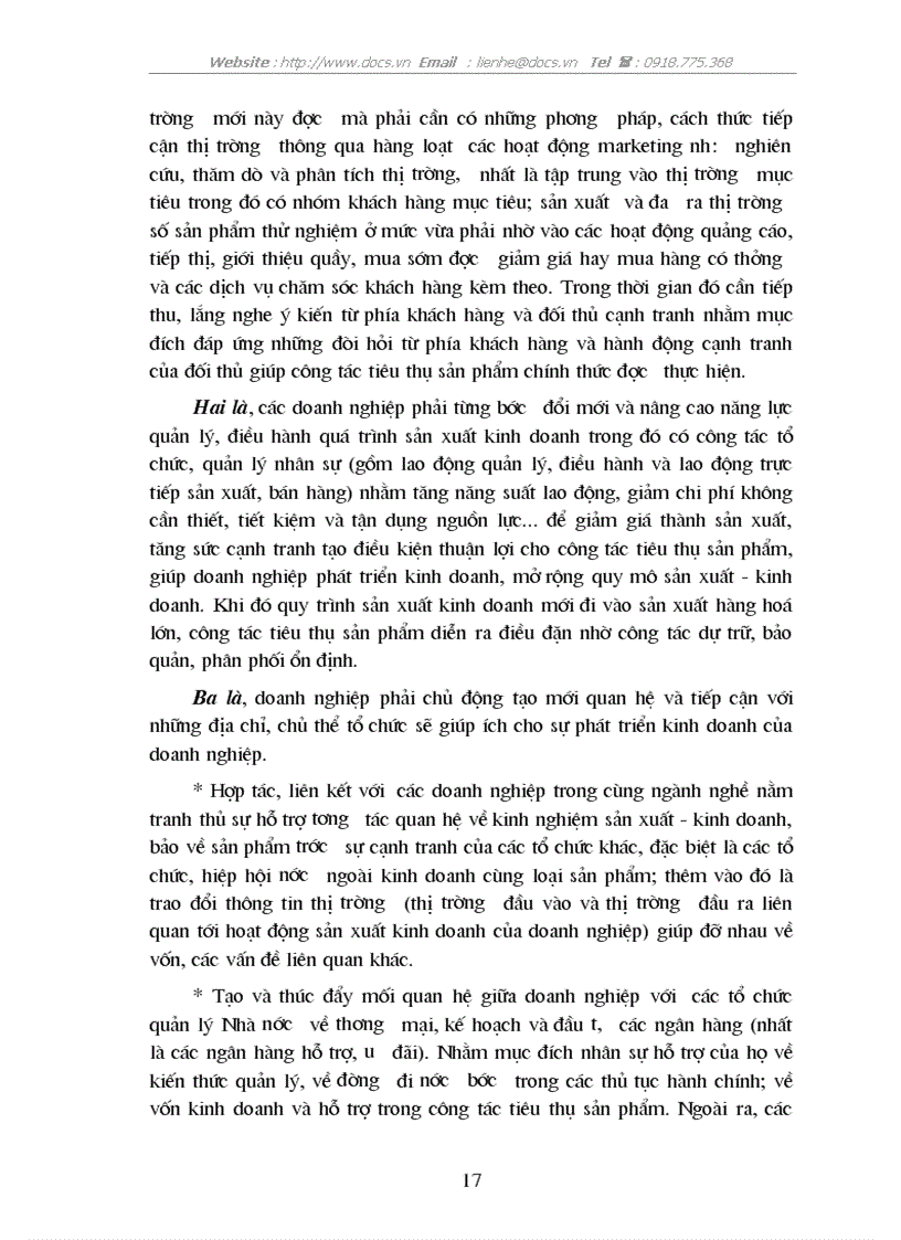 image for page Một số giải pháp nhằm thúc đẩy công tác tiêu thụ sản phẩm của các doanh nghiệp Việt Nam trong nền kinh tế thị trường hiện nay