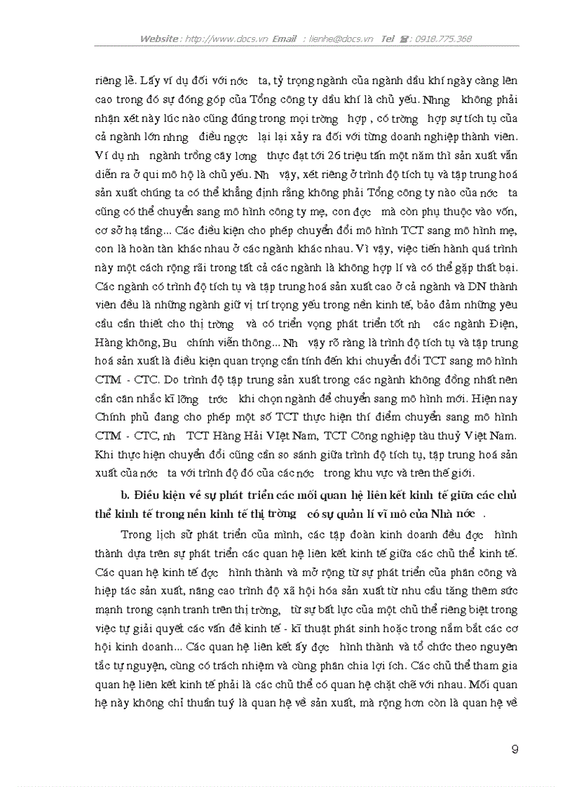 image for page Cơ sở khoa học của mô hình C ty mẹ C ty con