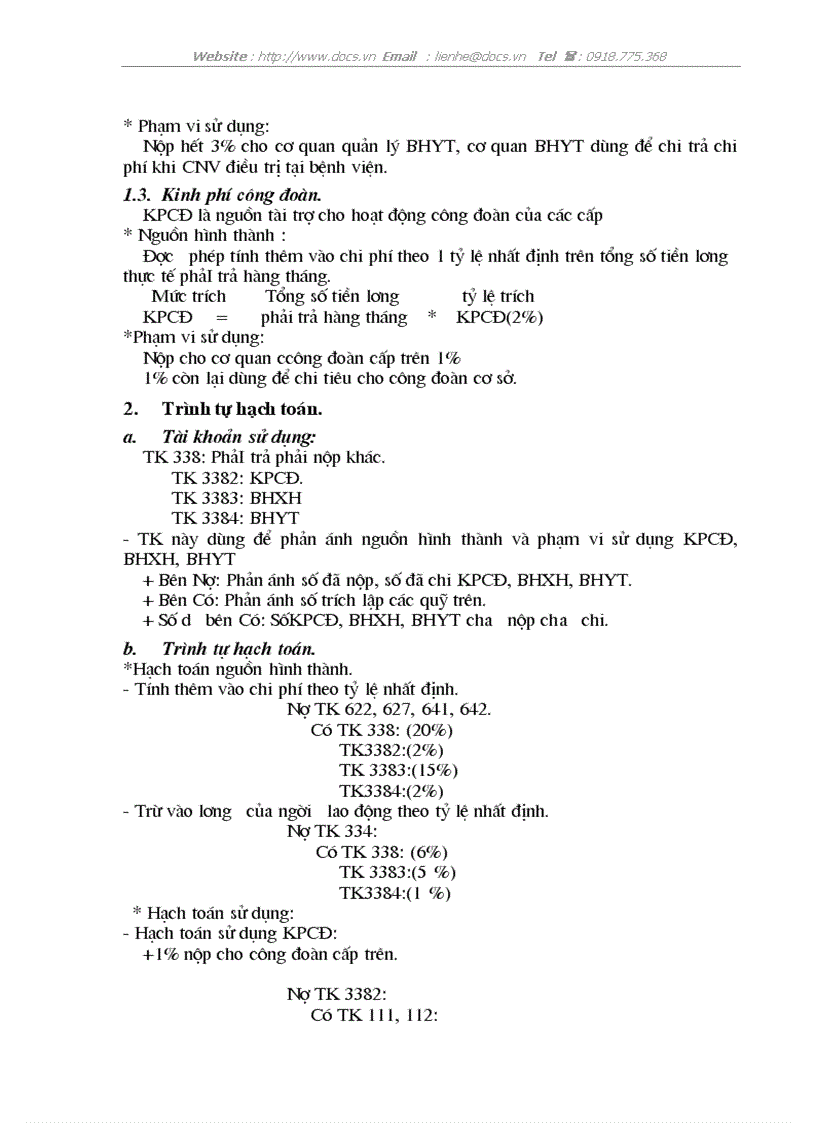 image for page Hạch toán tiền lương và các khoản trích theo lương hiện nay trong các doanh nghiệp