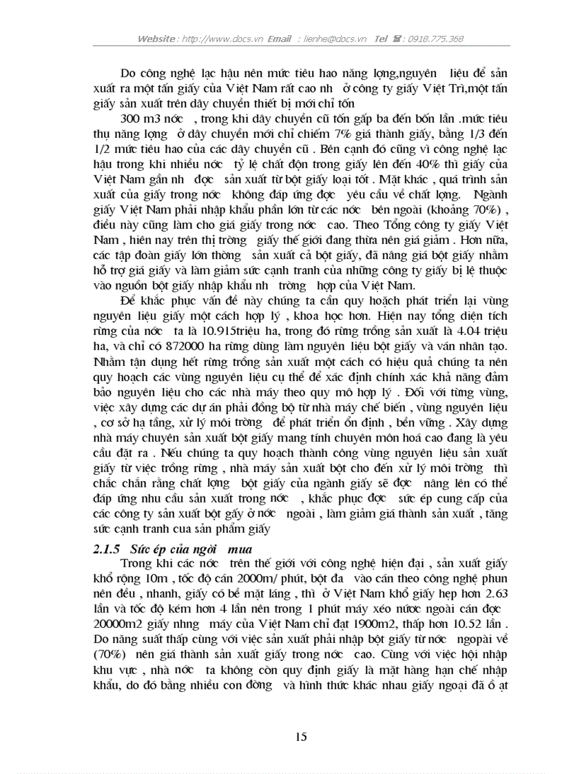 image for page Nâng cao sức cạnh tranh của ngành Giấy Việt Nam trong quá trình hội nhập
