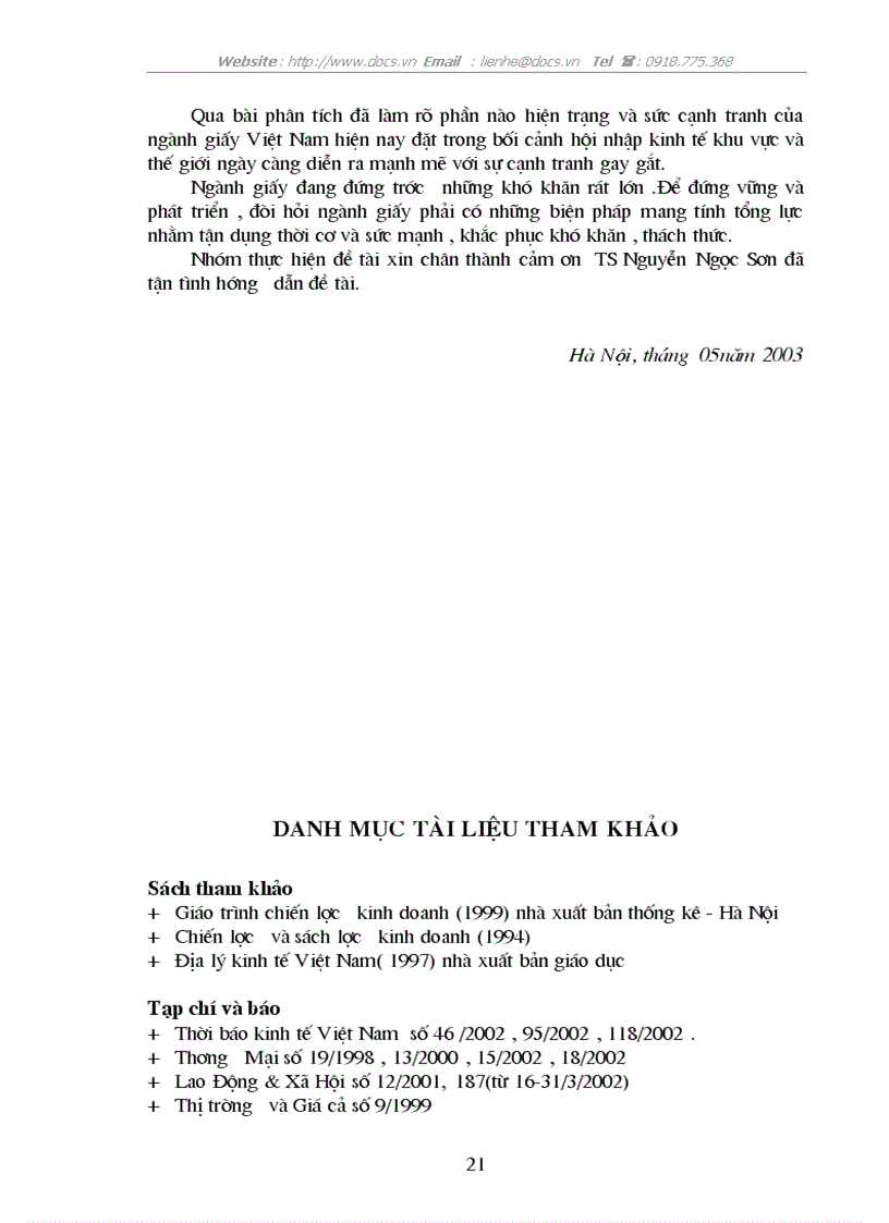 image for page Nâng cao sức cạnh tranh của ngành Giấy Việt Nam trong quá trình hội nhập