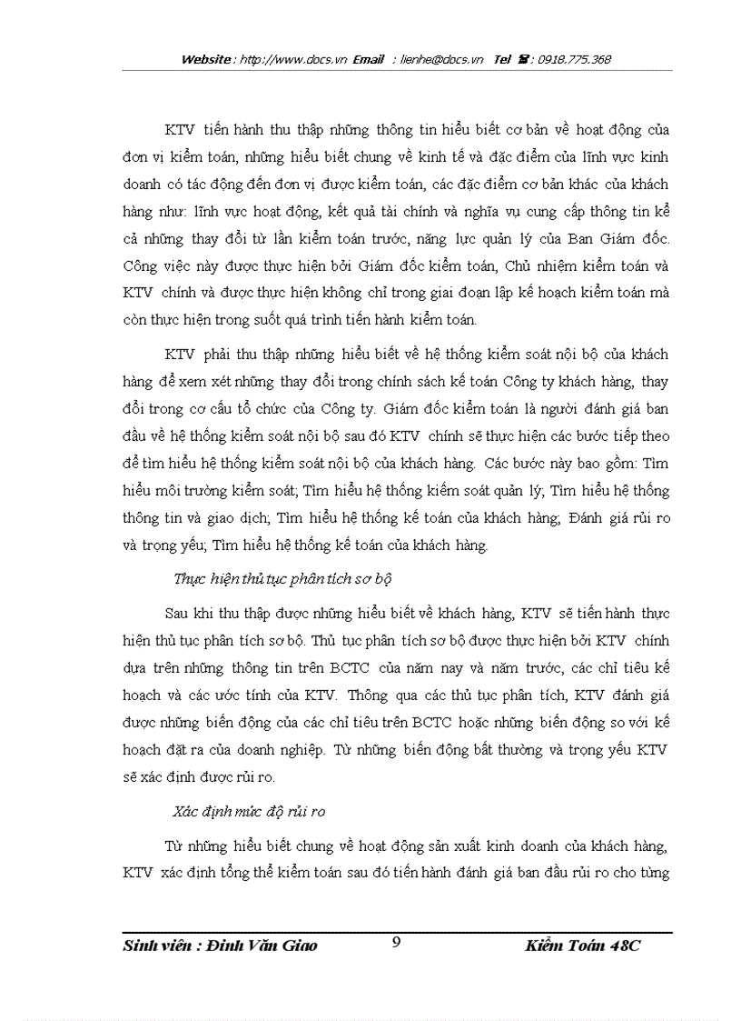 image for page Hoàn thiện quy trình lập kế hoạch kiểm toán trong kiểm toán báo cáo tài chính tại công ty tnhh dịch vụ tư vấn tài chính tài chính kế toán và kiểm toán