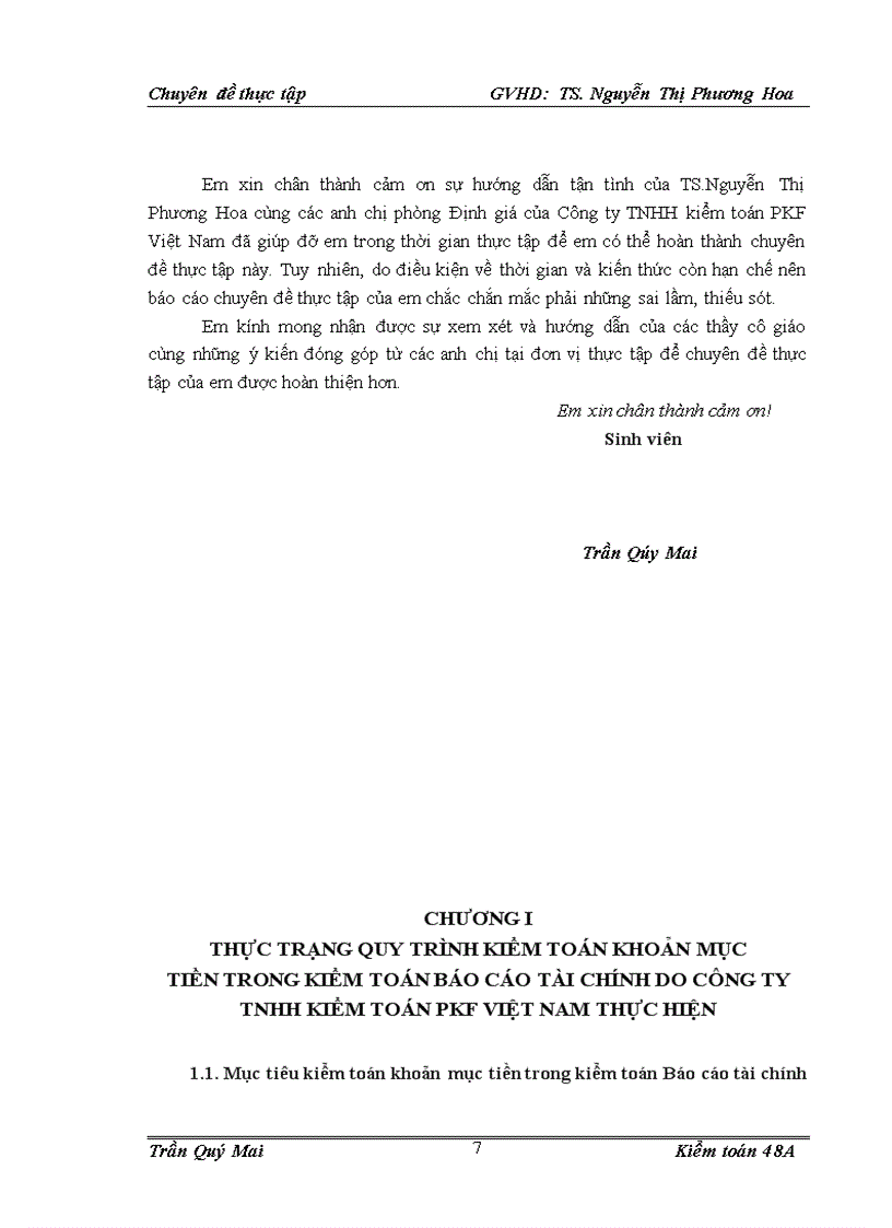 image for page Quy trình kiểm toán khoản mục tiền trong kiểm toán báo cáo tài chính do công ty tnhh kiểm toán pkf việt nam thực hiện