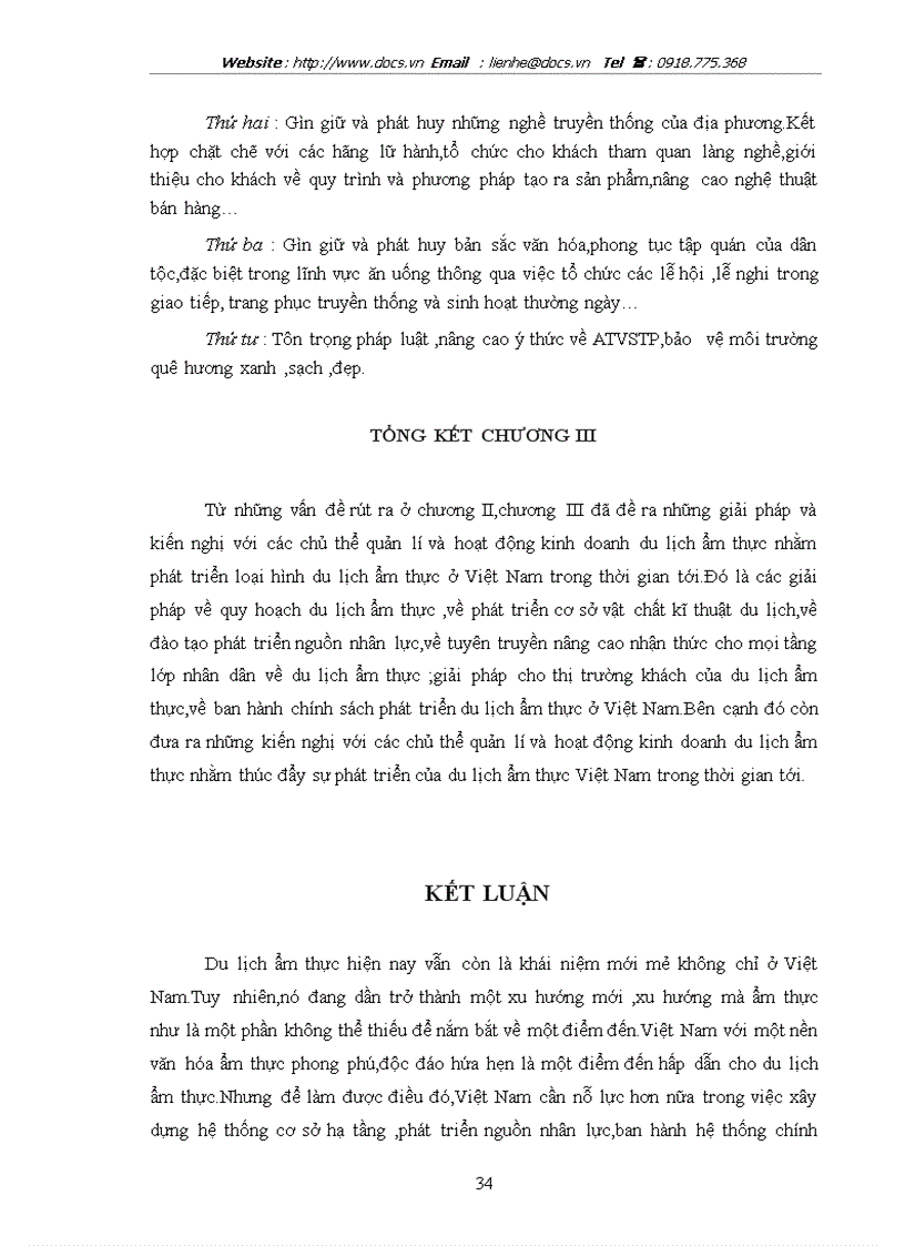 image for page Thưc trạng phát triển loại hình du lịch ẩm thực tại việt nam hiện nay