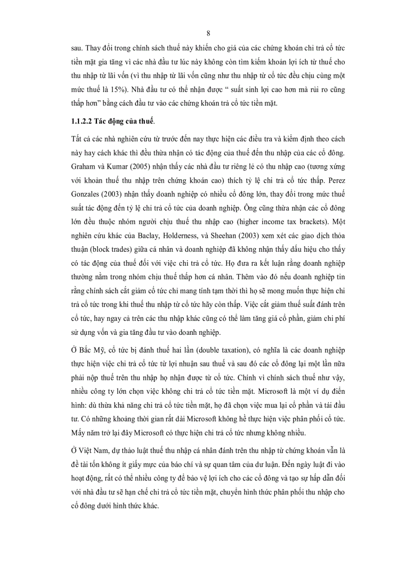 image for page Thực trạng và phương hướng hoàn thiện chính sách cổ tức ở Việt Nam