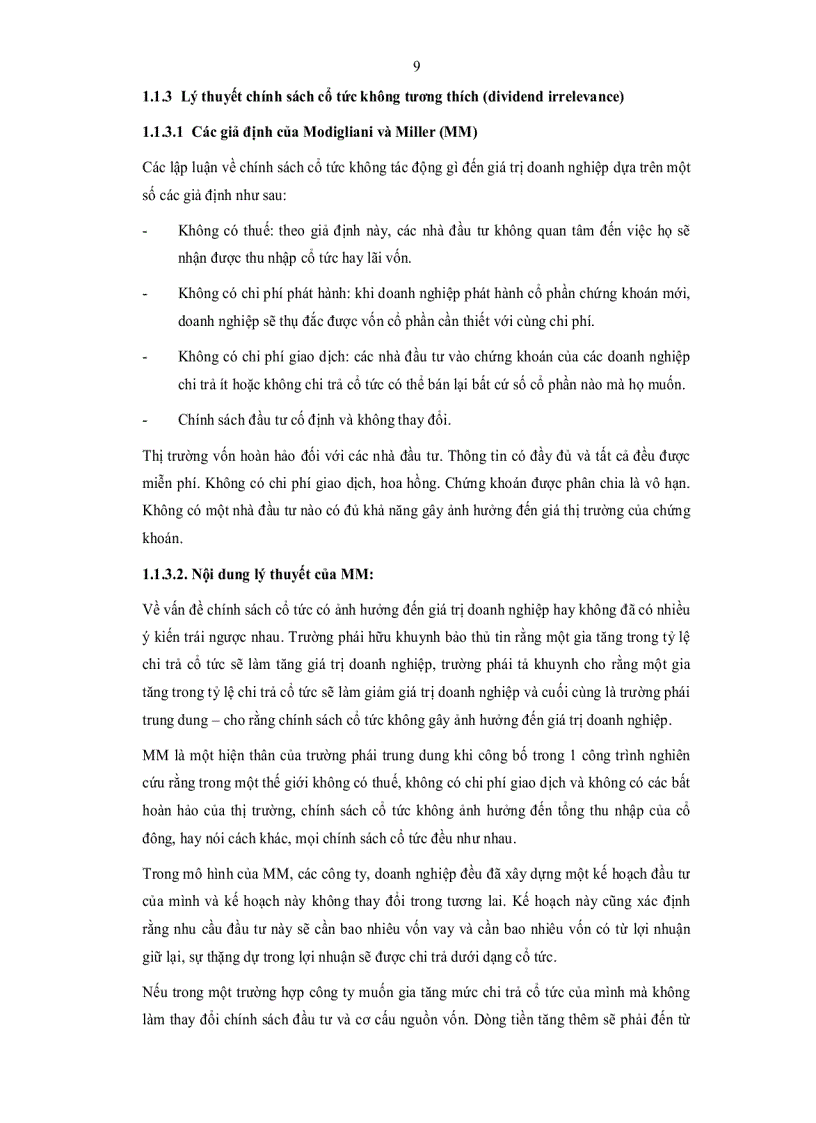 image for page Thực trạng và phương hướng hoàn thiện chính sách cổ tức ở Việt Nam