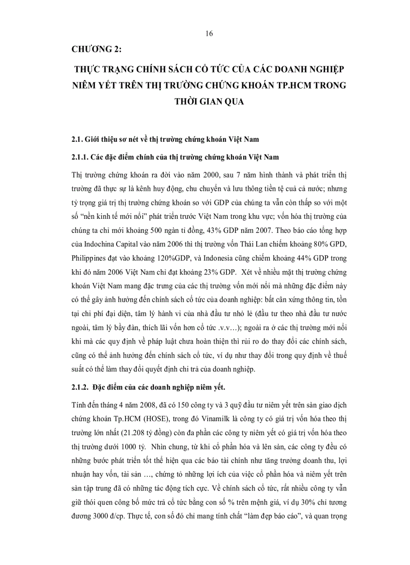 image for page Thực trạng và phương hướng hoàn thiện chính sách cổ tức ở Việt Nam