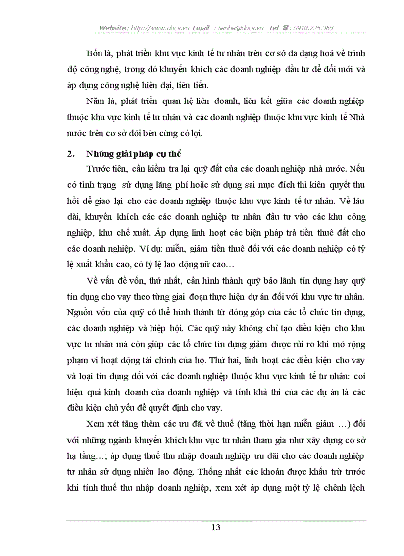 image for page Khuyến khích sự phát triển của khu vực kinh tế tư nhân trong nền kinh tế thị trường định hướng xã hội chủ nghĩa ở nước ta