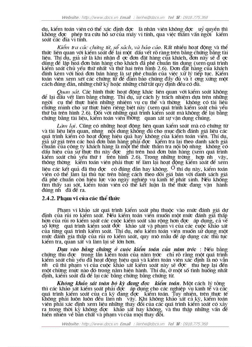 image for page Nghiên cứu hệ thống kiểm soát nội bộ và đánh giá rủi ro kiểm soát trong kiểm toán báo cáo tài chính