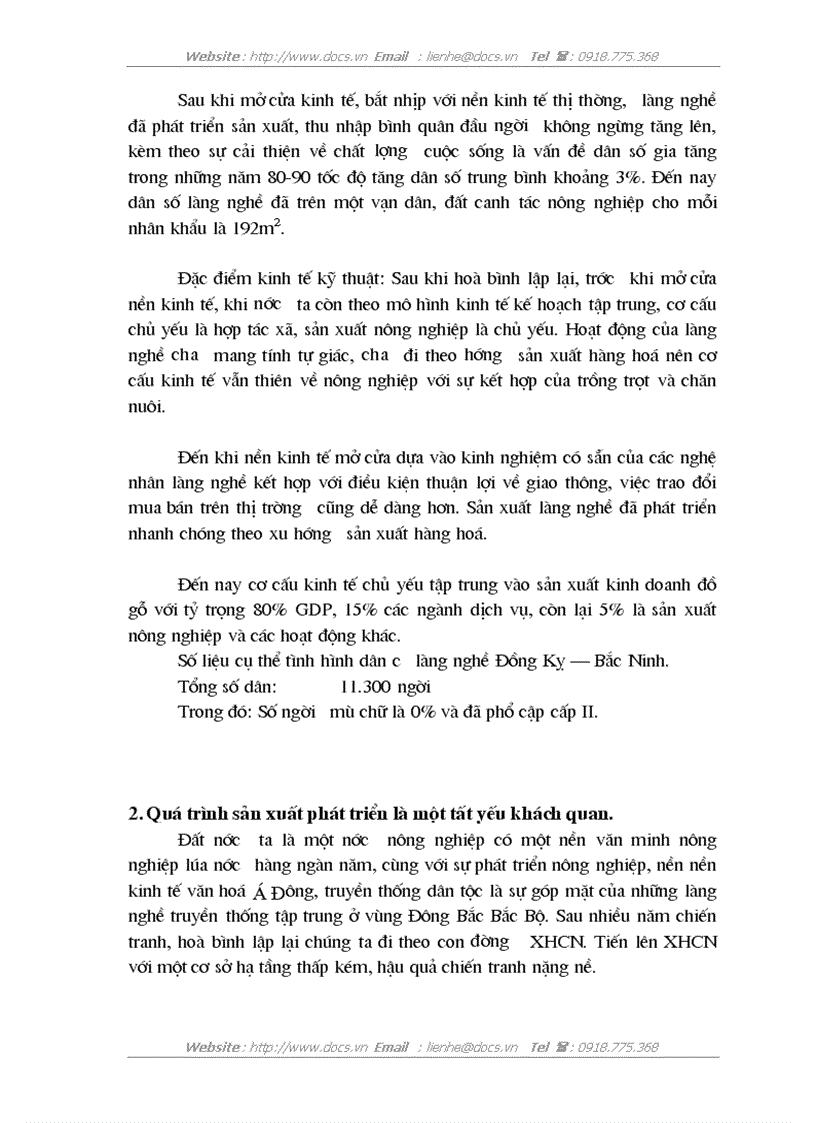 image for page Đánh giá thiệt hại kinh tế do ô nhiễm môi trường gây ra ở làng nghề Đồng Kỵ