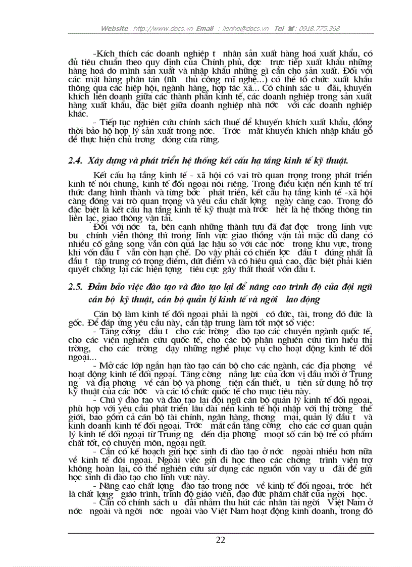 image for page Phân tích thực trạng và các giải pháp cơ bản để mở rộng và nâng cao hiệu quả của kinh tế đối ngoại trong giai đoạn hiện nay