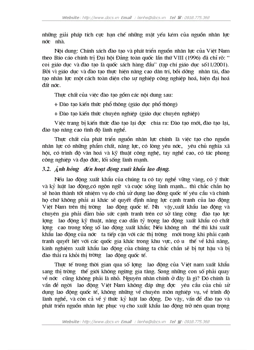 image for page Chính sách đào tạo và phát triển nguồn nhân lực phục vụ cho hoạt động xuất khẩu lao động trong quá trình chuyển dịch cơ cấu kinh tế