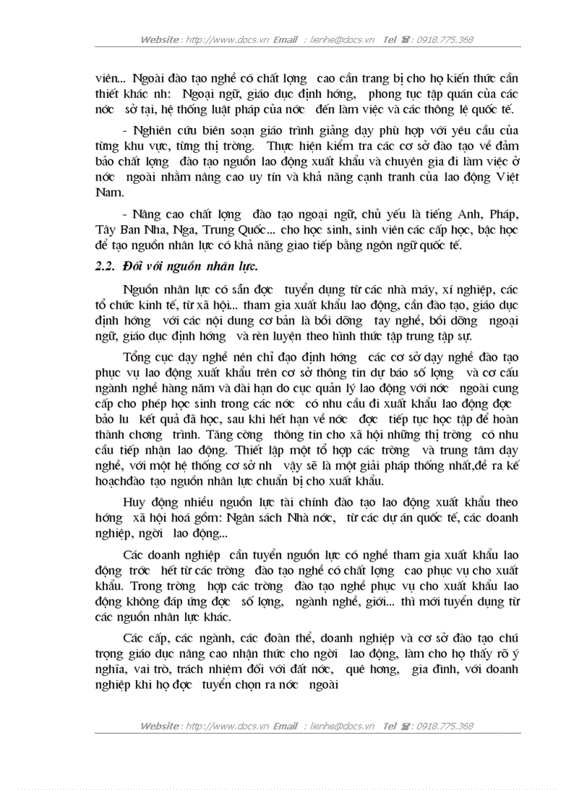 image for page Chính sách đào tạo và phát triển nguồn nhân lực phục vụ cho hoạt động xuất khẩu lao động trong quá trình chuyển dịch cơ cấu kinh tế