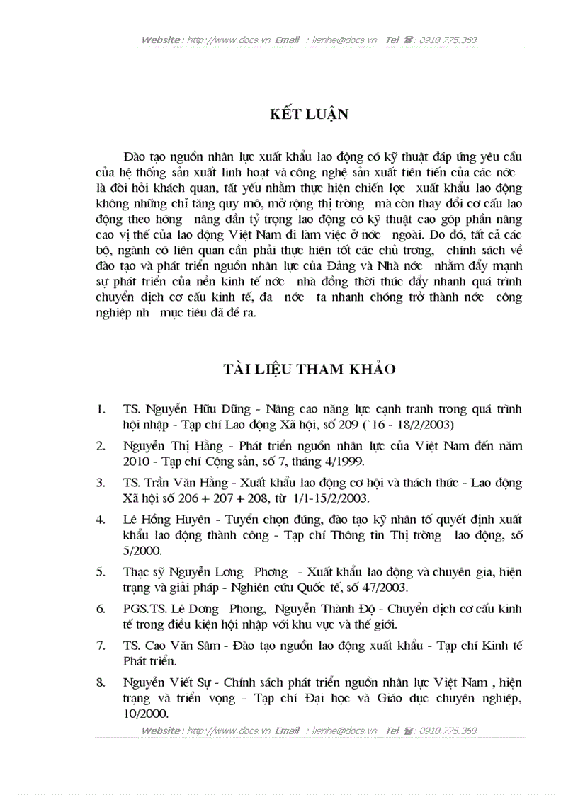 image for page Chính sách đào tạo và phát triển nguồn nhân lực phục vụ cho hoạt động xuất khẩu lao động trong quá trình chuyển dịch cơ cấu kinh tế