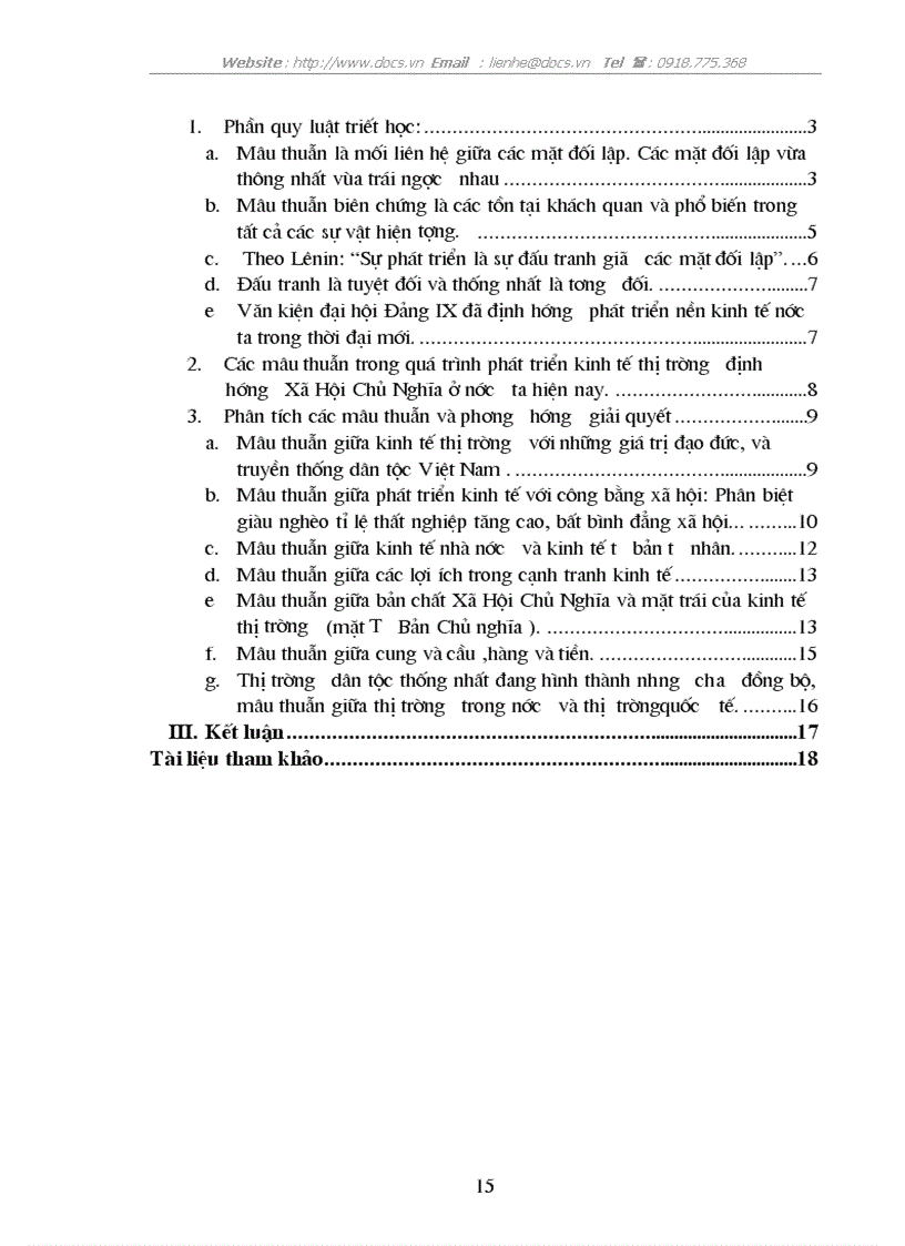 image for page Quy luật thống nhất đấu tranh của các mặt đối lập với việc P tích các mâu thuẫn của quá trình phát triển nền KTTT