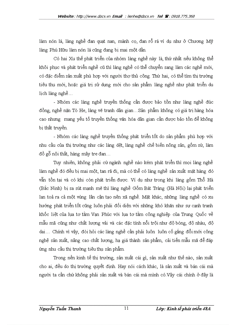 image for page Thực trạng và giải pháp phát triển làng nghề ở huyện Chương Mỹ Hà Nội