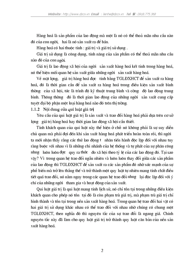 image for page Qui luật giá trị và vai trò của nó trong nền kinh tế thị trường ở nước ta