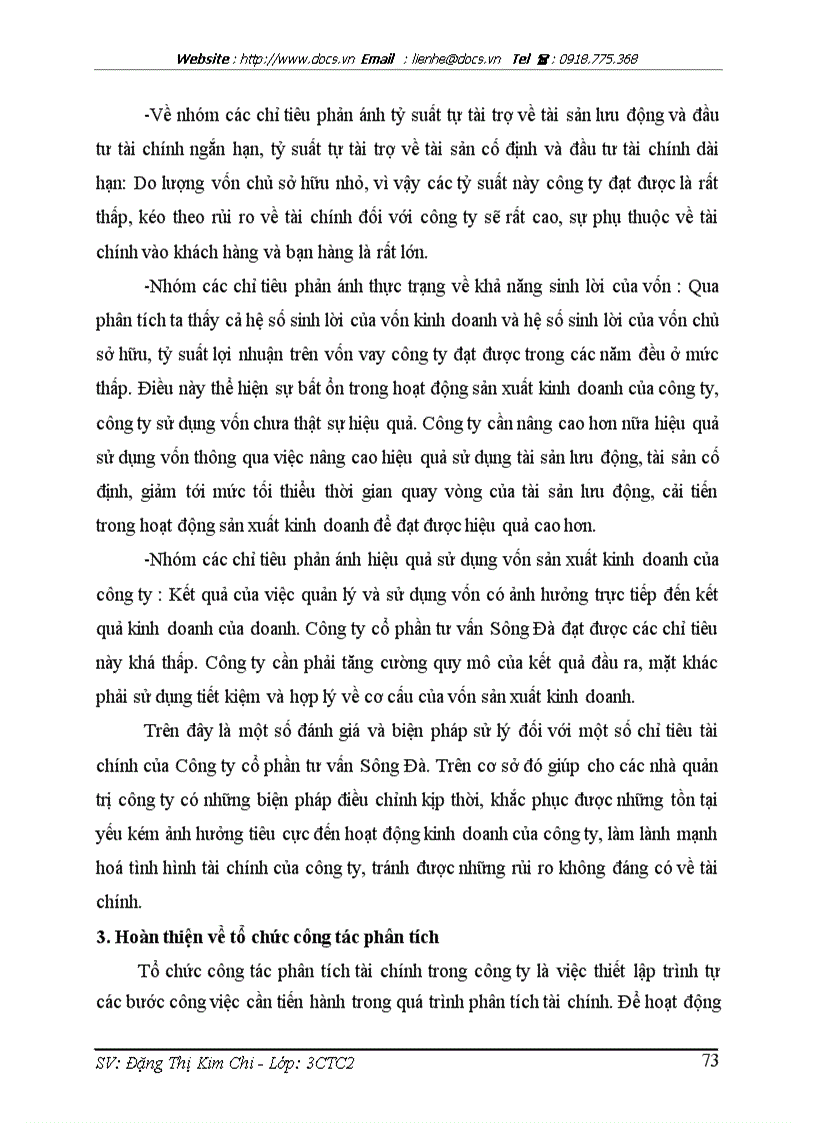 image for page Phân tích tình hình tài chính Công tư vấn giám sát và xây dựng công trình