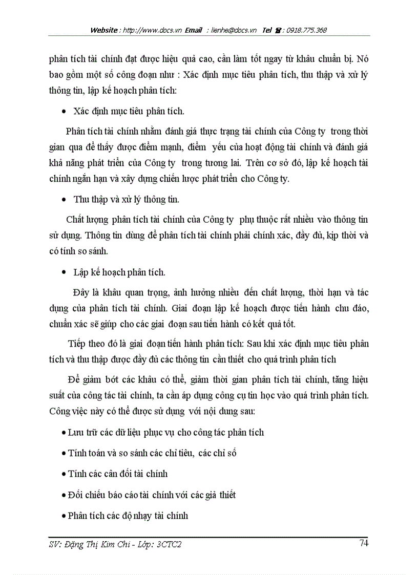 image for page Phân tích tình hình tài chính Công tư vấn giám sát và xây dựng công trình