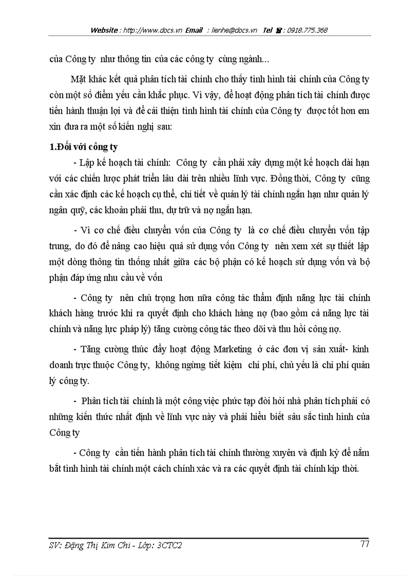 image for page Phân tích tình hình tài chính Công tư vấn giám sát và xây dựng công trình