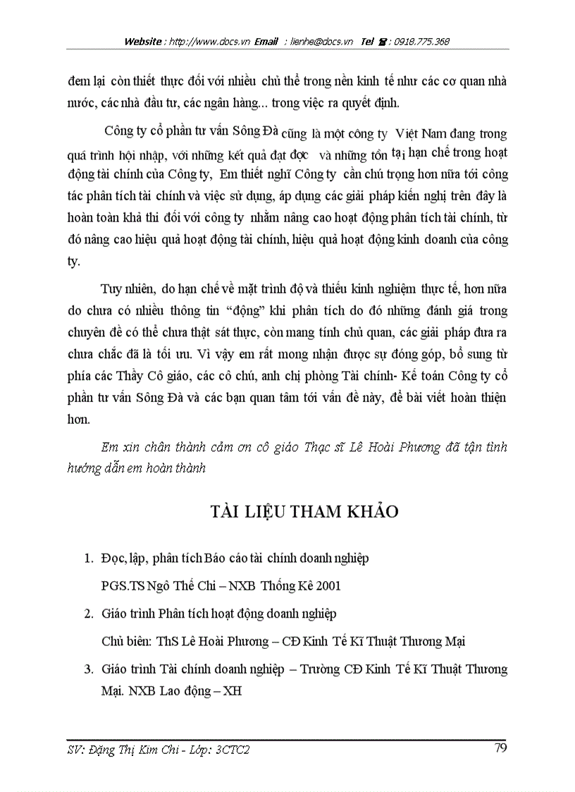 image for page Phân tích tình hình tài chính Công tư vấn giám sát và xây dựng công trình