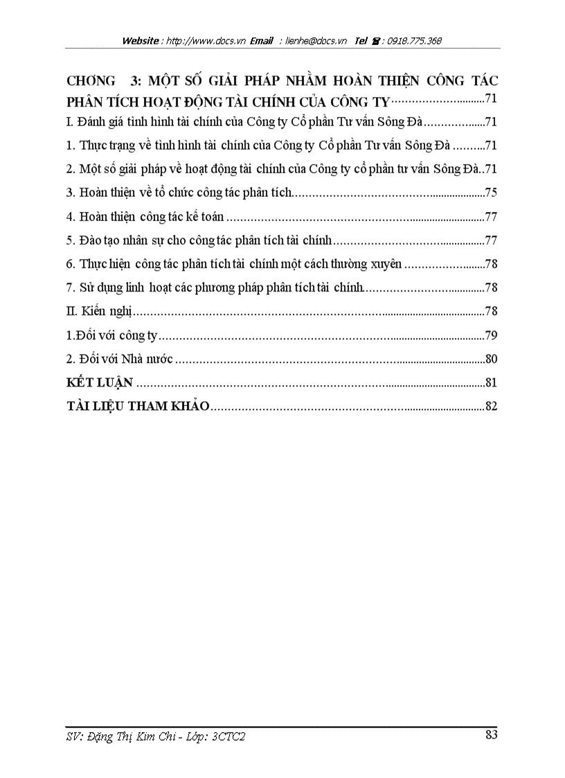 image for page Phân tích tình hình tài chính Công tư vấn giám sát và xây dựng công trình