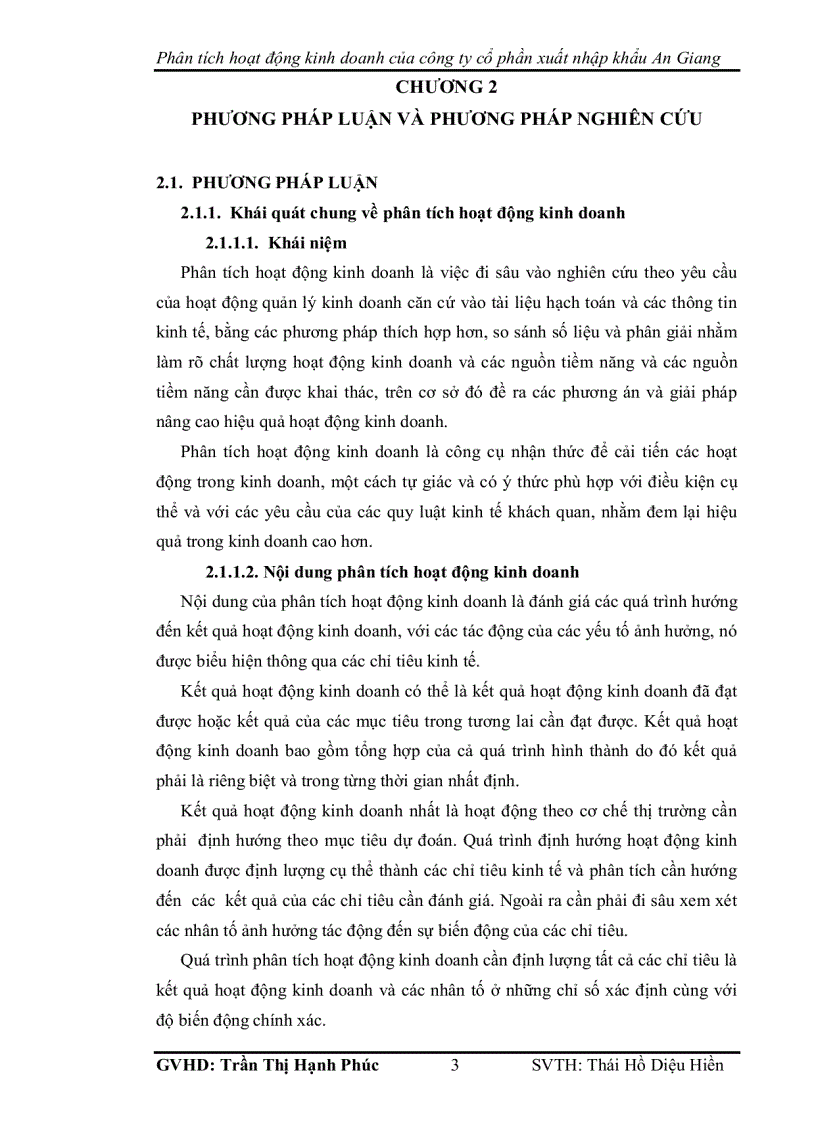 image for page Phân tích hoạt động kinh doanh của công ty cổ phần xuất nhập khẩu an giang angimex