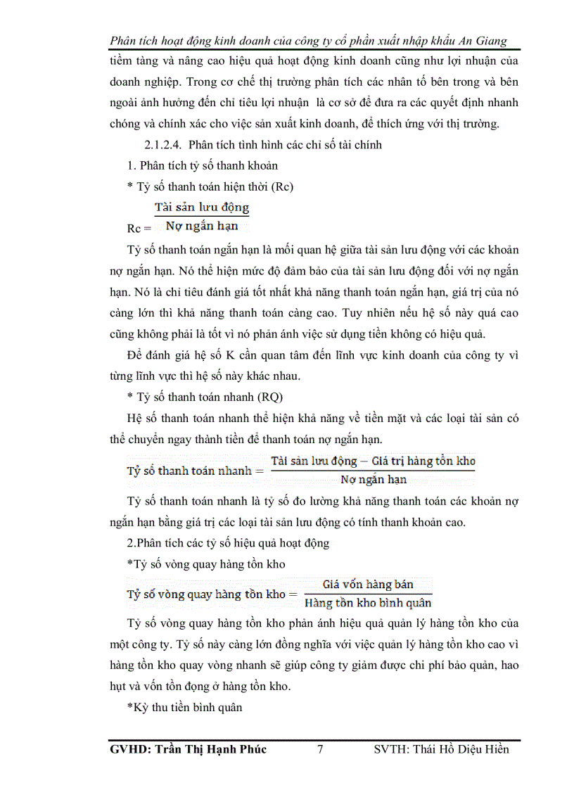 image for page Phân tích hoạt động kinh doanh của công ty cổ phần xuất nhập khẩu an giang angimex