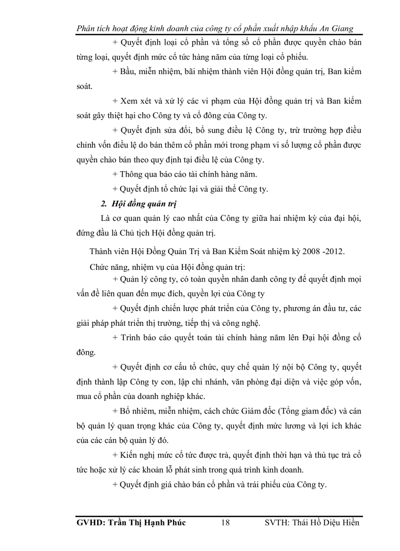 image for page Phân tích hoạt động kinh doanh của công ty cổ phần xuất nhập khẩu an giang angimex