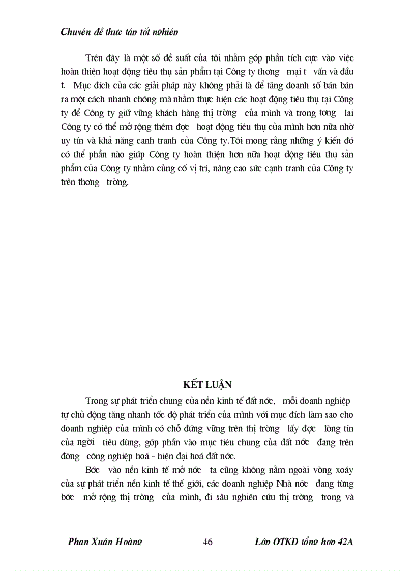 image for page Một số giải pháp hoàn thiện hoạt động tiêu thụ sản phẩm tại công ty thương mại tư vấn và đầu tư