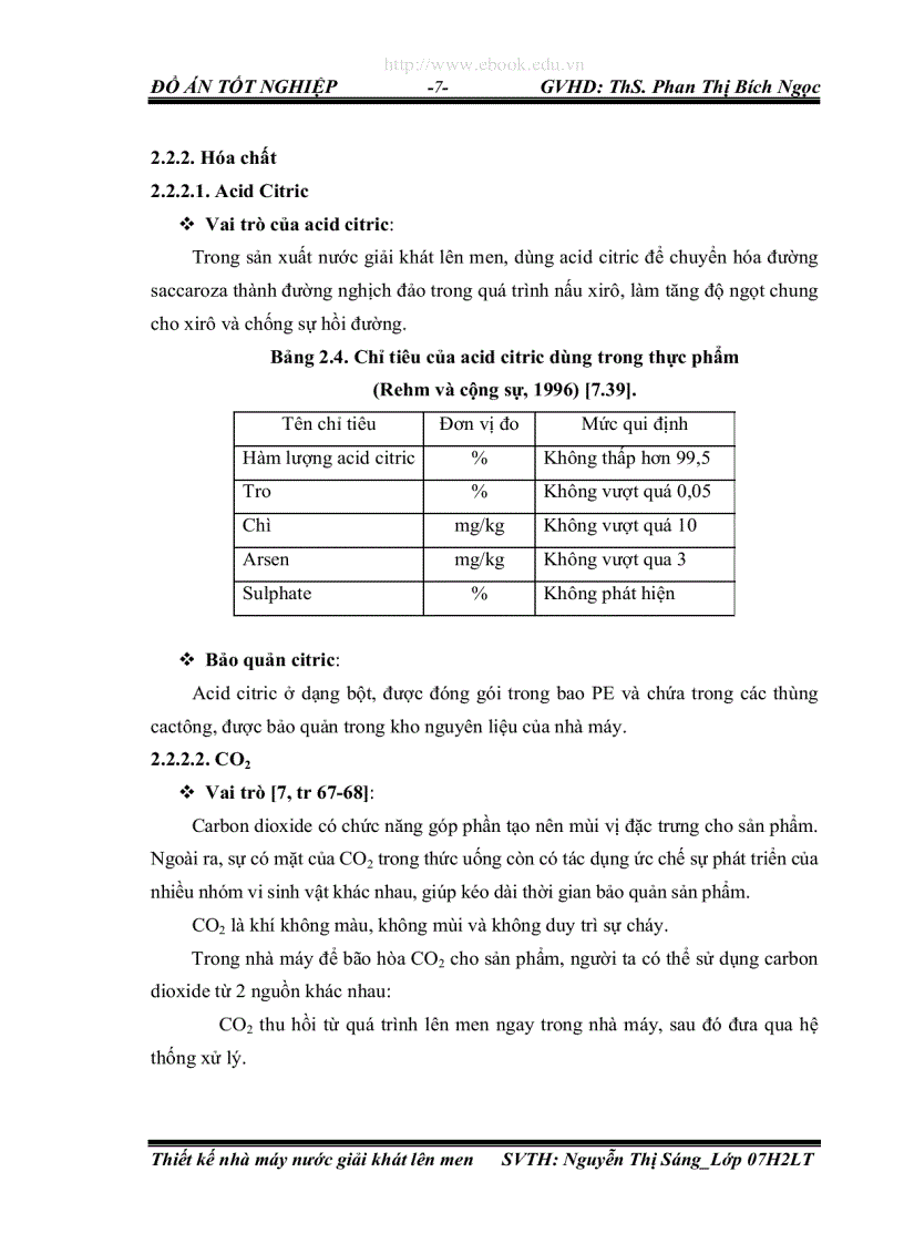 image for page Thiết kế nhà máy nước giải khát lên men với năng suất 32 triệu lít năm