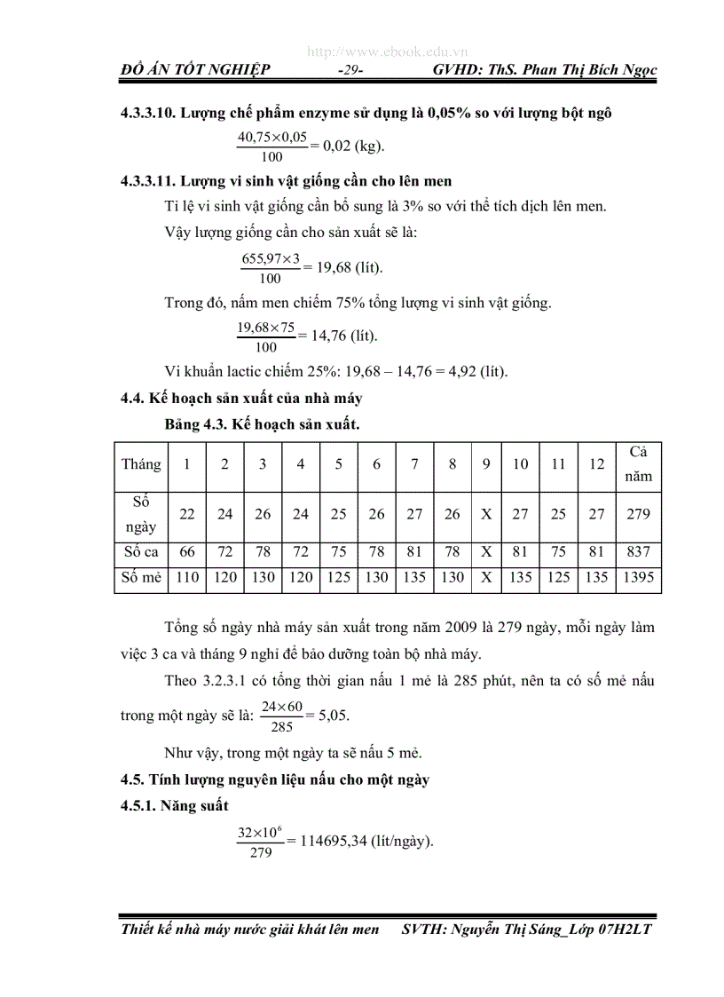 image for page Thiết kế nhà máy nước giải khát lên men với năng suất 32 triệu lít năm