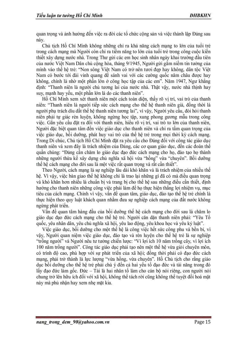 image for page Tim hiểu về Nội dung và giá trị Di chúc của Hồ Chí Minh