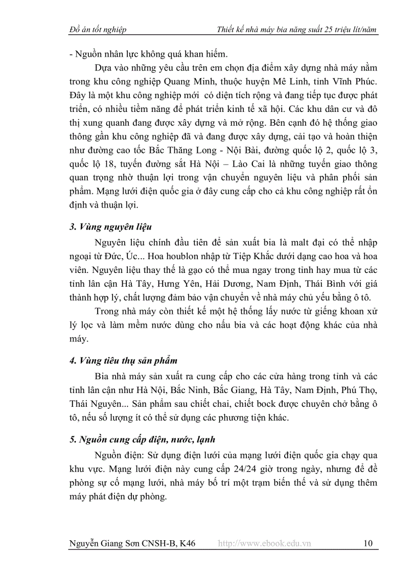 image for page Thiết kế nhà máy bia năng suất 25 triệu lít năm