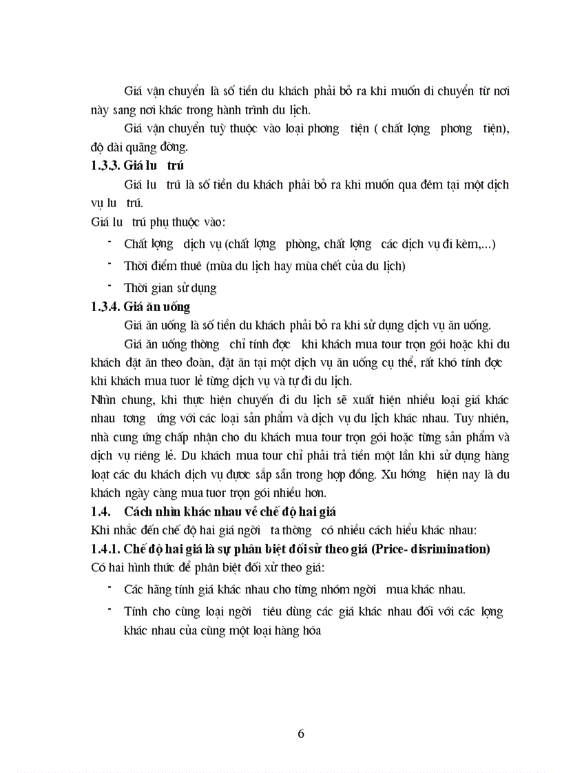 image for page Chế độ hai giá trong du lịch sự bình đẳng hay phân biệt đối xử