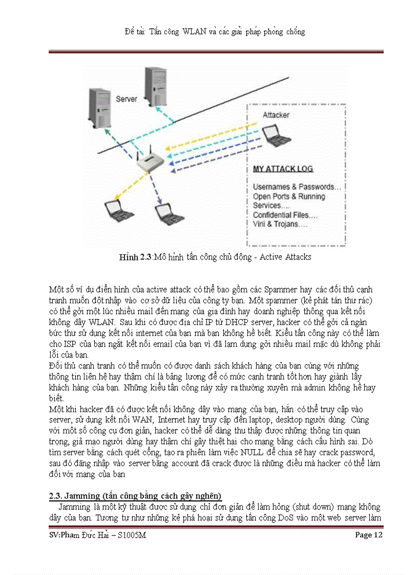 image for page Tấn công trong mạng WLan và các giải pháp phòng chống Demo bằng cấu hình RADIUS
