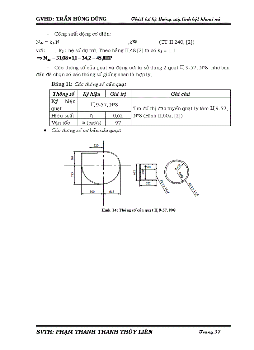 image for page Thiết kế hệ thống sấy tinh bột khoai mì