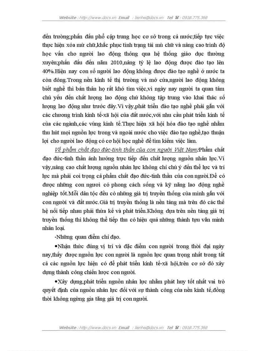image for page Nâng cao chất lượng nguồn nhân lực Việt Nam đáp ứng yêu cầu phát triển kinh tế xã hội
