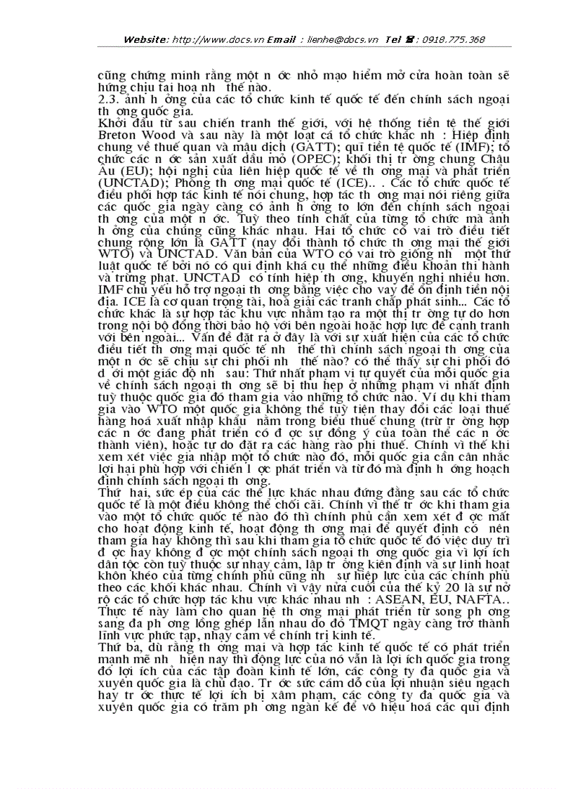 image for page Tự do hoá trong eu và khả năng thâm nhập thị trường eu của hàng hoá việt nam