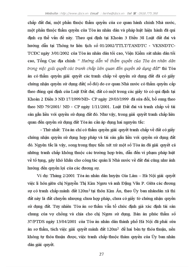 image for page Xác định tài sản chung tài sản riêng đối với quyền sử dụng đất của vợ chồng trong tranh chấp về tài sản giữa vợ chồng khi ly hôn