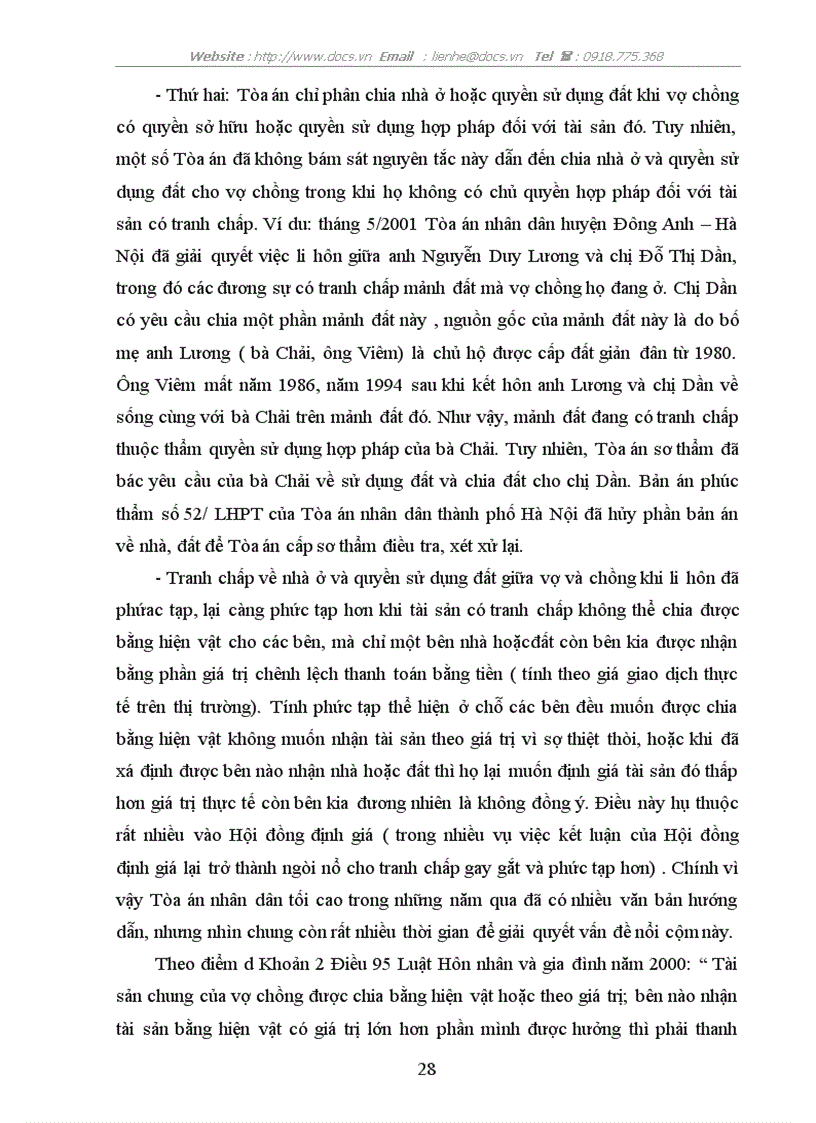 image for page Xác định tài sản chung tài sản riêng đối với quyền sử dụng đất của vợ chồng trong tranh chấp về tài sản giữa vợ chồng khi ly hôn