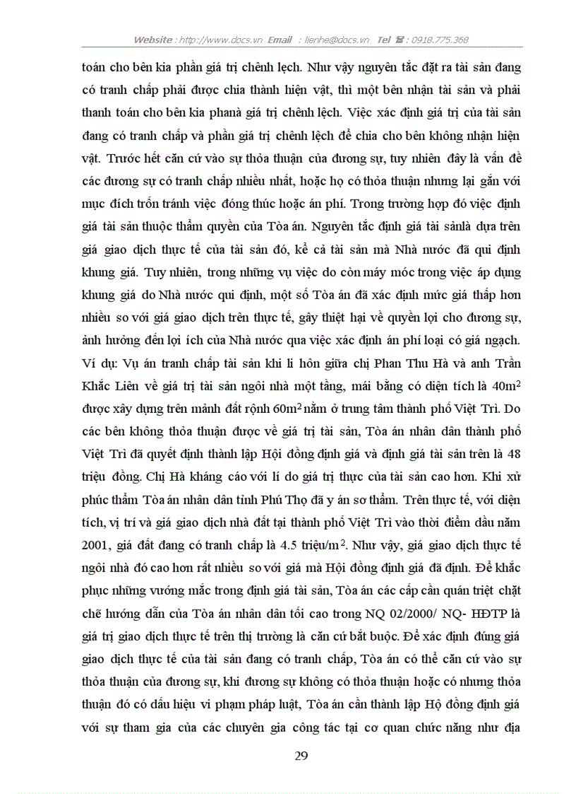 image for page Xác định tài sản chung tài sản riêng đối với quyền sử dụng đất của vợ chồng trong tranh chấp về tài sản giữa vợ chồng khi ly hôn