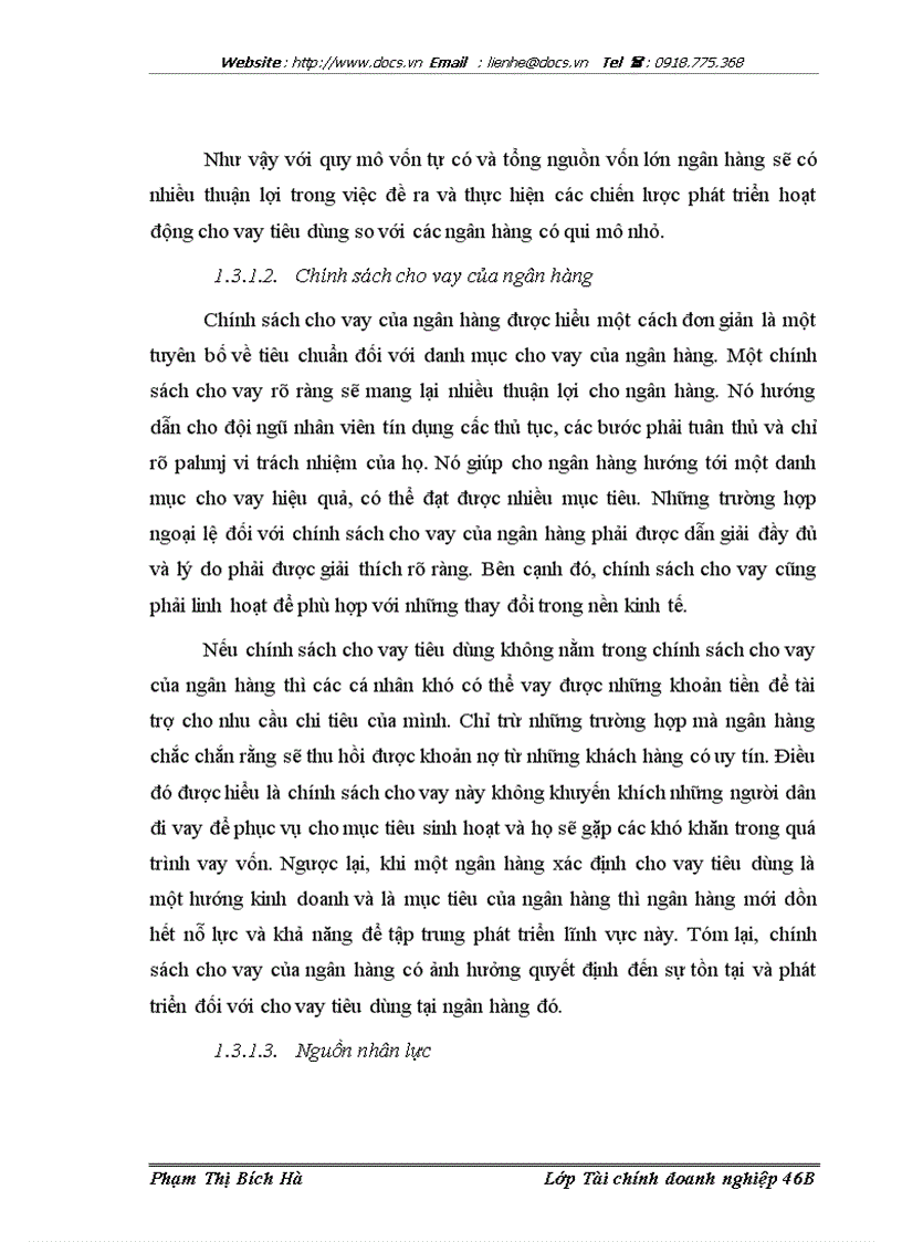 image for page Mở rộng cho vay tiêu dùng tại Chi nhánh Ngân hàng thương mại cổ phần Quân Đội Lê Trọng Tấn
