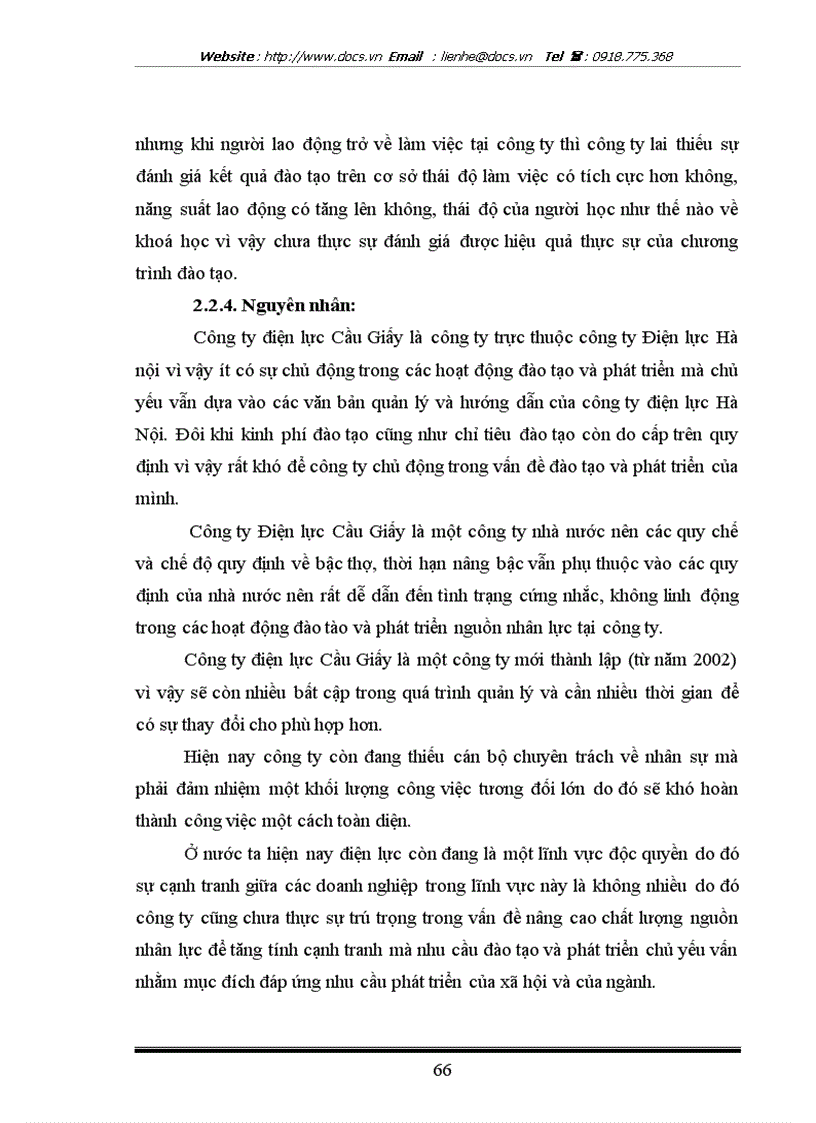 image for page Hoàn thiện công tác đào tạo và phát triển nguồn nhân lực tại công ty điện lực Cầu Giấy