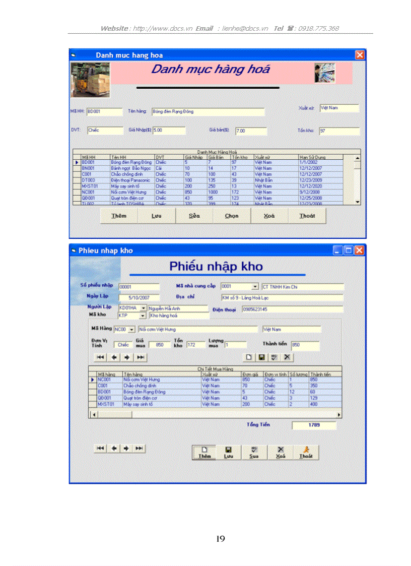 image for page Xây dựng phần mềm quản lý hàng tồn kho
