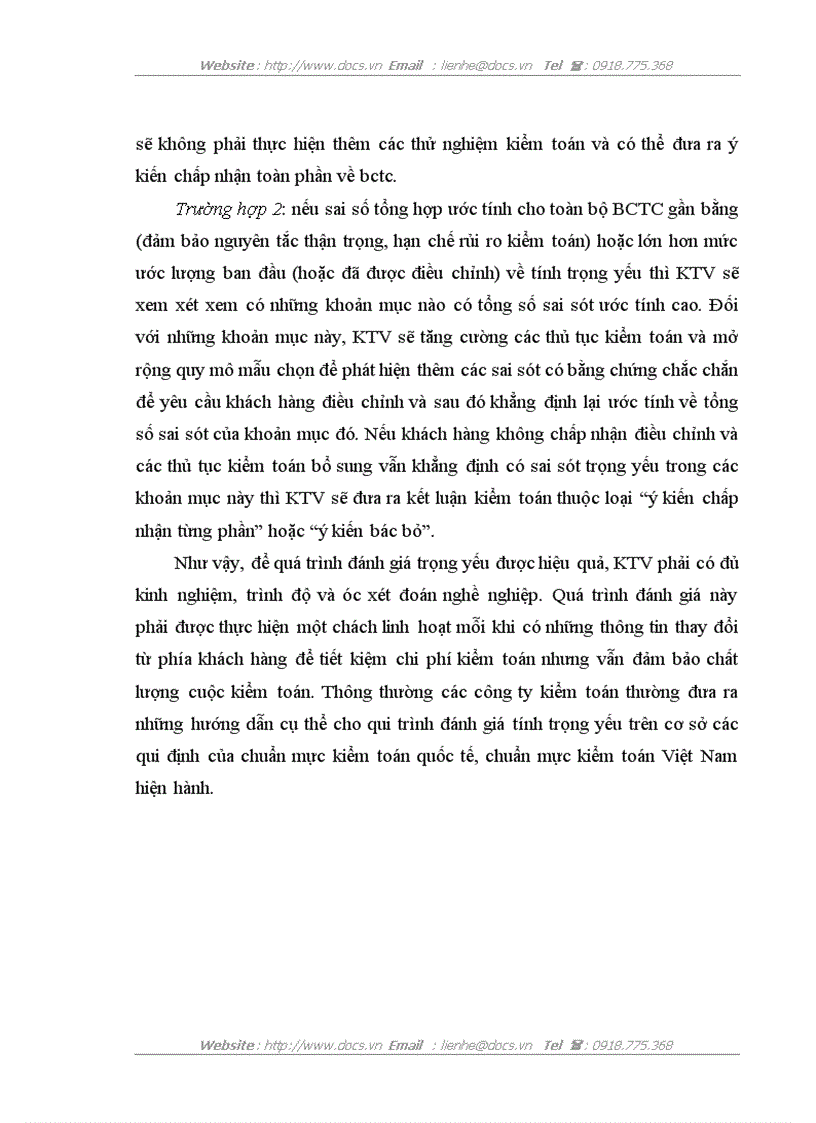 image for page Khái niệm Trọng yếu trong kiểm toán và qui trình đánh giá trọng yếu trong kiểm toán báo cáo tài chính