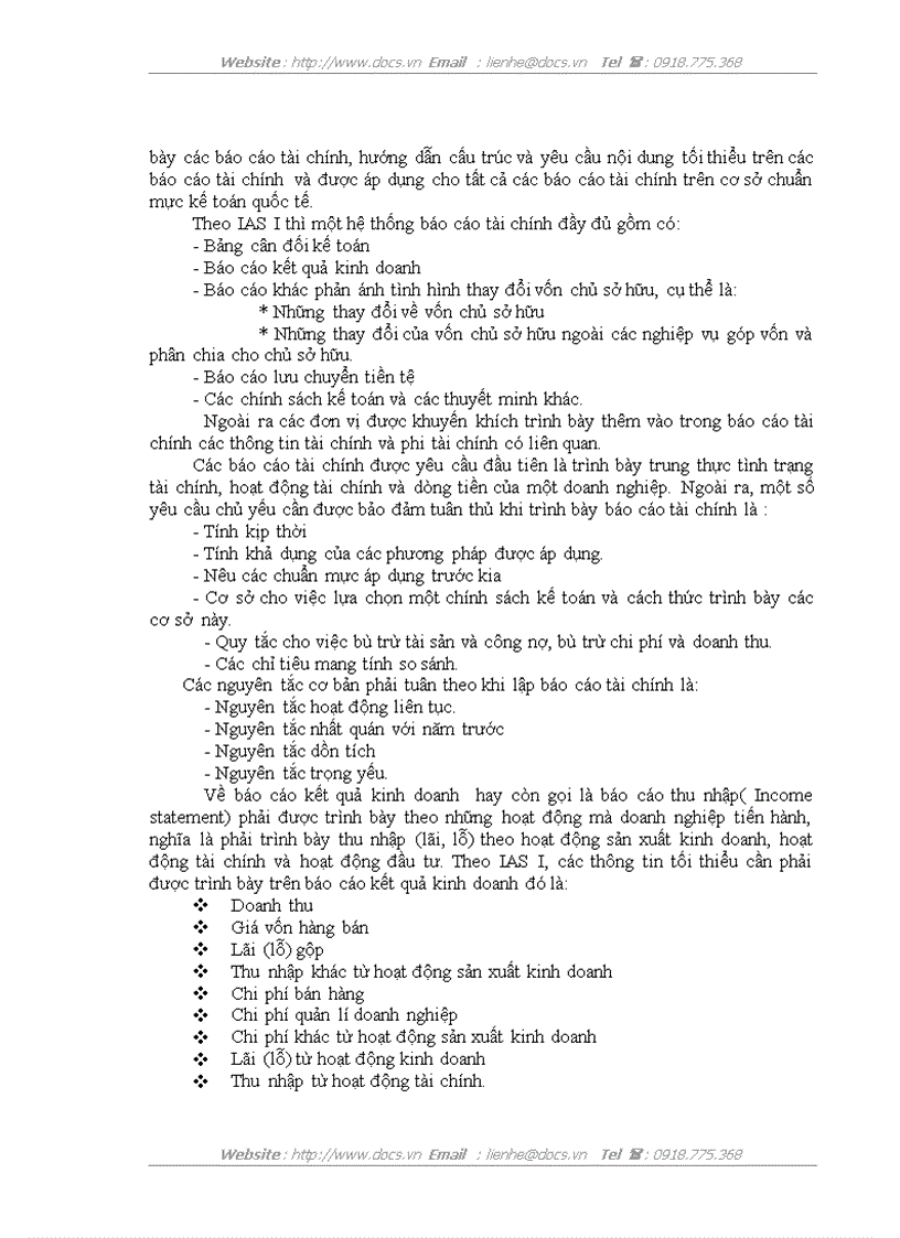 image for page Đánh giá thực trạng và phương hướng hoàn thiện báo cáo kết quả kinh doanh với việc phân tích tình hình tài chính Doanh nghiệp
